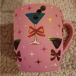 Pedal and pearl pink martini mug 14oz